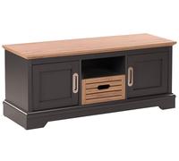 TV Stand Light Wood with Grey GARET