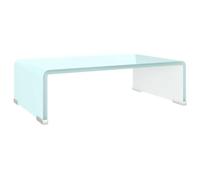 TV Stand Monitor Riser Glass Green 40x25x11 cm | Tempered glass,streamlined design,easy clean damp cloth,DVD player,game console,receivers,media carriers