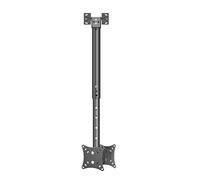 TV Stand Mount, Tilt Swivel Telescopic Bracket for 12-32 Inch TVs, Holds 2 Back to Back TVs, Max VESA 100x100mm, Suitable for Most Flat Screen TVs