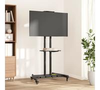 TV Stand on Wheels 32-90 Inch Screen Max VESA TV Cabinet Monitor Stand vidaXL