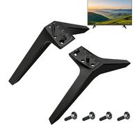 TV Stand Replacement for LG 49 50 55 Inch TV, Non-Slip Desk Pedestal Base Feet TV Stands with Mounting Screws, Television Stand Legs for Table (Black, 1 Pair)