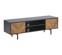Beliani TV Stand SALINA Brown/ Black, Brown