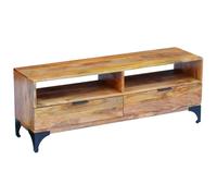 TV Stand Shelf Side Cabinet TV Unit Sideboard Console Table Mango Wood vidaXL