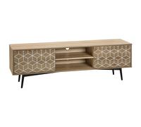 Beliani Modern Tv Stand Torvi Light Brown