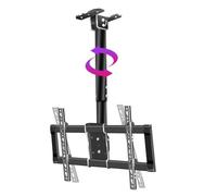 TV Stand - TV Ceiling Mount, ±6° Horizontal Fine Adjustment Full Motion Adjustable TV Bracket, Fits 39-90 Inch TVs, Holds Up To 85 Kg/187 Lbs