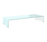 vidaXL TV Stand/Monitor Riser TV Console Unit Entertainment Centre Glass Green