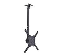 TV Stand tv Wall Mount Adjustable Heigh Ceiling TV Mount Bracket, 90° Tilt TV Bracket, for Most 19-55 Inch LED Screen Display,1m（2m）