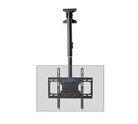 Tv Stand Tv Wall Mount Ceiling Tv Mount Fits Most 32-65Inch Lcd Flat Screen, Adjustable Tilt Swivel Tv Bracket, Two Installation Methods: Ceiling And Wall,10001500mm
