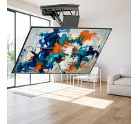 TV stand - TV Wall Mount Motorized Ceiling TV Mount, For 50-90 Inch TVs, 0-85° Flip Down, Motorized Flip Down TV Roof Ceiling Mount,