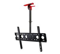 TV Stand & Wall Mount Bracket for 32-70" TVs 360° Swivel & Tilt Ceiling Mount Compatible Max600x400mm& Adjustable Height 0.7-1.3m