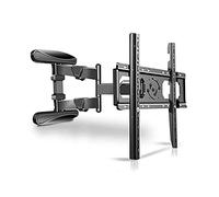 TV Stand with Bracket 40"-80"Wall-mounted TV Bracket Steel 180°rotating Fixed Wall TV Bracket Expansion Tilt TV Mount with 9.8×15.7 Inch Wall Panel, Holds Up to 110lbs TV