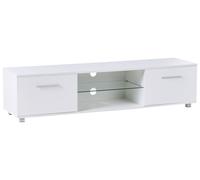 TV Stand with LED BANFF White