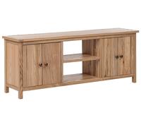 Beliani Tv Stand Salton Sassafras Wood Brown
