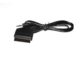 Tv Tech Replacement 3.5mm AV Jack To Scart Cable | Connects To Satellite Receivers | Compatible With Underline 3in1, Piccolino 3in1, Amiko Mini Combo, Alien Mini |Can Handle Both Video & Audio