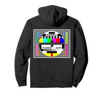TV test card, nostalgic pattern, no signal Sorry Time Up Pullover Hoodie