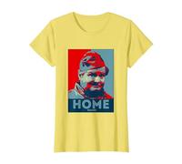 TV Times Benny Hill Home Guard T-Shirt, Women, Lemon Yellow, Large
