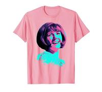 TV Times Cilla Black 1964 Pop Art Stylised T-Shirt, Men, Pink, Small