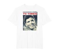 TV Times Cliff Richard 1964 Cover T-Shirt, Men's Big and Tall, White, 3X Tall