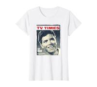 TV Times Cliff Richard 1964 Cover T-Shirt, Women, White, 3X-Large