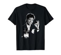 TV Times Cliff Richard TVT Award T-Shirt, Men, Black, X-Large