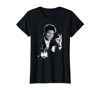 TV Times Cliff Richard TVT Award T-Shirt, Women, Black, Medium