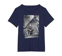 TV Times David Bowie Bing Crosby Show 1977 T-Shirt, Women's Plus, Navy Blue, 6X