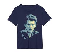 TV Times Ian McKellen 1982 T-Shirt, Women's Plus, Navy Blue, 6X