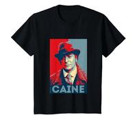 TV Times Michael Caine in Jack The Ripper T-Shirt, Youth, Black, 2T