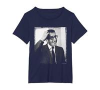 TV Times Peter Sellers 1964 T-Shirt, Women's Plus, Navy Blue, 1X
