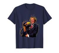TV Times Rod Hull With Emu 1989 T-Shirt - Blue, Small, Classic Fit, Short Sleeve, Unisex Adult, Sports, Retro, Birthday Gift, Classic TV Fans