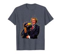 TV Times Rod Hull with Emu 1989 T-Shirt, Men, Heather Blue, 4X-Large
