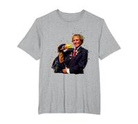TV Times Rod Hull with Emu 1989 T-Shirt, Men's Big and Tall, Heather Grey, 4X Tall