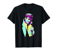 TV Times Roger Moore Park Stroll 1968 Pop Art Stylised T-Shirt