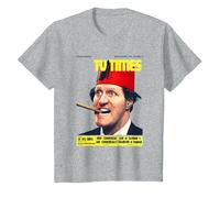 TV Times Tommy Cooper 1967 Cover T-Shirt, Youth, Heather Grey, 4T