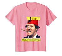 TV Times Tommy Cooper 1967 Cover T-Shirt, Youth, Pink, X-Small