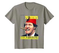 TV Times Tommy Cooper 1967 Cover T-Shirt, Youth, Slate Grey, Small