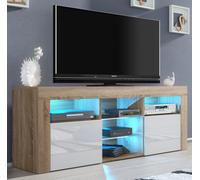 Tv Unit 145Cm Sideboard Cabinet Cupboard Tv Stand Living Room High Gloss Doors
