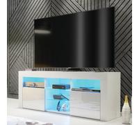 Tv Unit 145Cm Sideboard Cabinet Cupboard Tv Stand Living Room High Gloss Doors