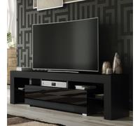 Mex Furniture LTD TV Unit Aria 160cm - Black with Gloss Doors Mex Furniture LTD Black