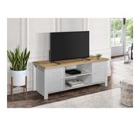 TV Unit Blue Oak Birlea Highgate Large Entertainment Navy Farmhouse Shabby Chic Birlea Grey One Size