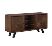 TV Unit Nevada Parquet Walnut/Black L:128cm
