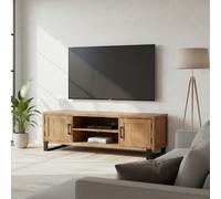 TV Unit Pembroke Pine Natural/Black L:145cm