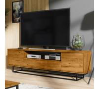 Tv Unit Rift Loft 200Cm - Dark Oak