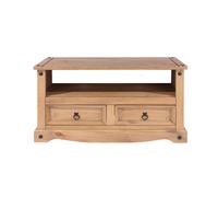 Corona Antique Wax Flat Screen TV Unit, Anitque Wax