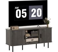 TV Unit Stand Cabinet 55 Inch Storage Cupboard Shelves Modern Entertainment