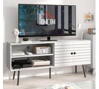 TV Unit Stand Cabinet Storage Console Sideboard Shelving White 45 55 65 inch