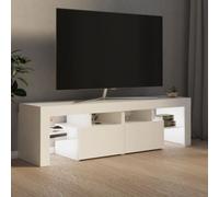 TV Unit TV Stand Cabinet with RGB LED Light Display Sideboard Engineered Wood UK