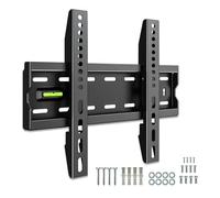 TV Wall Bracket for 15 to 42'' Screens, Ultra Slim Tv Bracket Mount with Built in Sprit Level, Flat to Wall Mount 3D Sony Samsung Panasonic LG TVs LCD LED Plasma Built in Spirit Level 40Kg Capacity