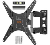 TV Wall Bracket for Most 26-60 inch TVs, Tilt and Swivel Wall Mount for Flat or Curved TVs with VESA 100x100-400x400mm up to 40KG,
