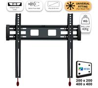 Low Profile Fixed TV Mounting Bracket with Smart Locking Design For Screens 26 - 55